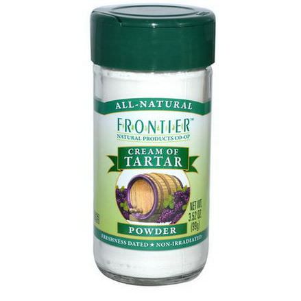 Frontier Natural Products, Cream of Tartar, Powder 99g