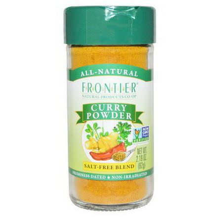 Frontier Natural Products, Curry Powder, Salt-Free Blend 62g