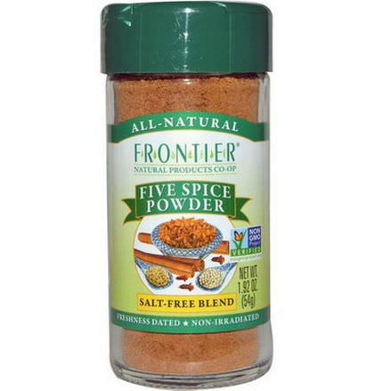 Frontier Natural Products, Five Spice Powder, Salt Free Blend 54g