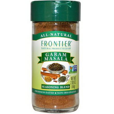 Frontier Natural Products, Garam Masala, Seasoning Blend 56g