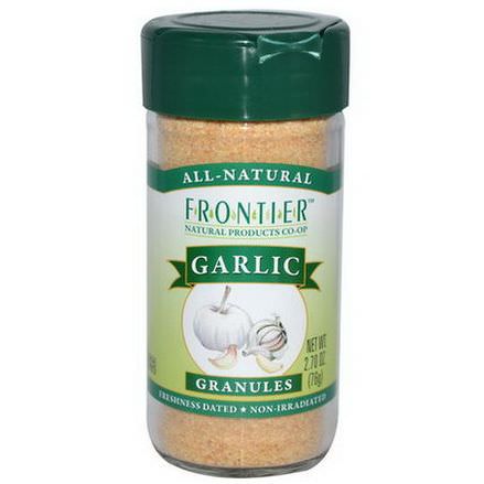 Frontier Natural Products, Garlic, Granules 76g