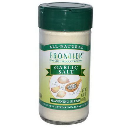 Frontier Natural Products, Garlic Salt, Seasoning Blend 113g