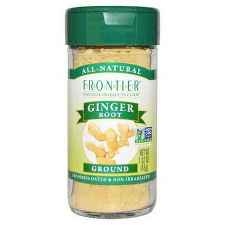 Frontier Natural Products, Ginger Root, Ground 43g