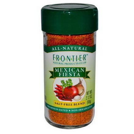 Frontier Natural Products, Mexican Fiesta, Salt-Free Blend 60g