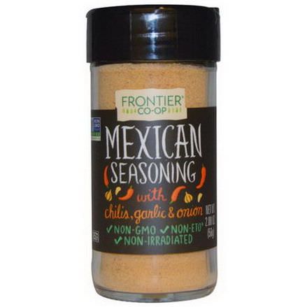 Frontier Natural Products Seasoning, With Chilis, Garlic&Onion 56g