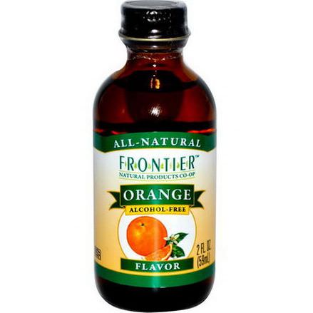 Frontier Natural Products, Orange Flavor, Alcohol-Free 59ml
