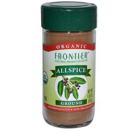 Frontier Natural Products, Organic Allspice, Ground 52g