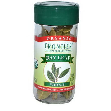 Frontier Natural Products, Organic Bay Leaf, Whole 4g