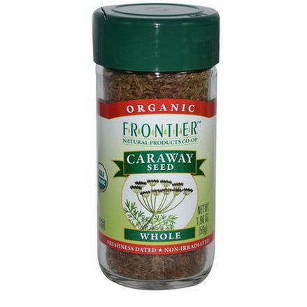 Frontier Natural Products, Organic Caraway Seed, Whole 56g