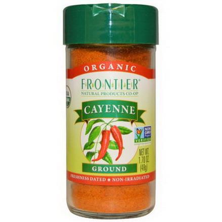 Frontier Natural Products, Organic, Cayenne, Ground 48g