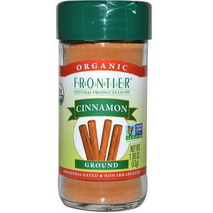 Frontier Natural Products, Organic Cinnamon, Ground 53g