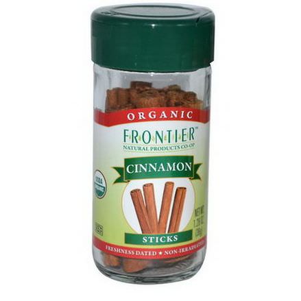 Frontier Natural Products, Organic Cinnamon, Sticks 36g