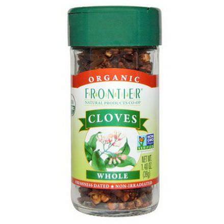 Frontier Natural Products, Organic Cloves, Whole 39g