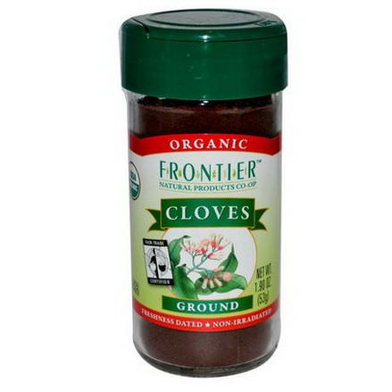 Frontier Natural Products, Organic Fair Trade, Cloves, Ground 53g
