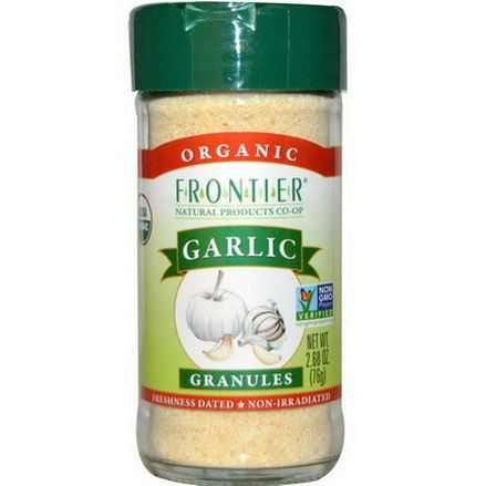 Frontier Natural Products, Organic, Garlic, Granules 76g