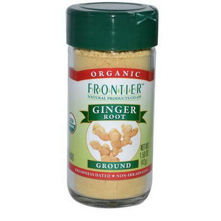 Frontier Natural Products, Organic Ginger Root, Ground 42g