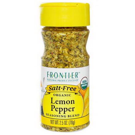 Frontier Natural Products, Organic Lemon Pepper Seasoning Blend 70g