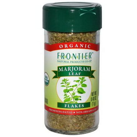 Frontier Natural Products, Organic Marjoram Leaf Flakes 11g