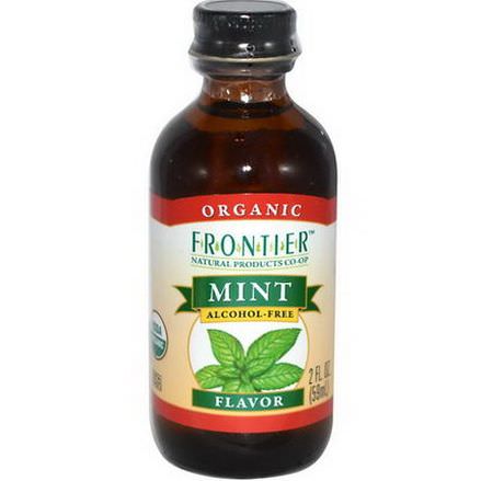 Frontier Natural Products, Organic Mint Flavor, Alcohol Free 59ml