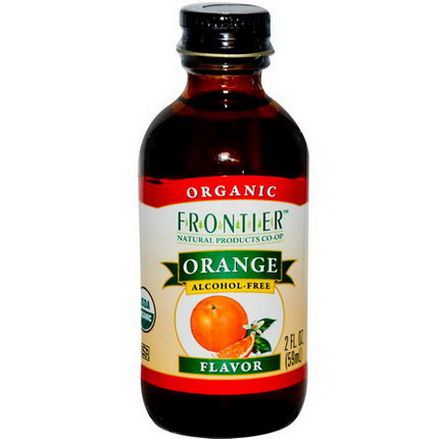 Frontier Natural Products, Organic Orange Flavor, Alcohol-Free 59ml