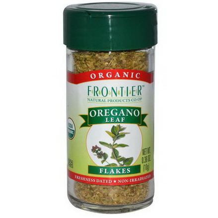 Frontier Natural Products, Organic Oregano Leaf Flakes 10g