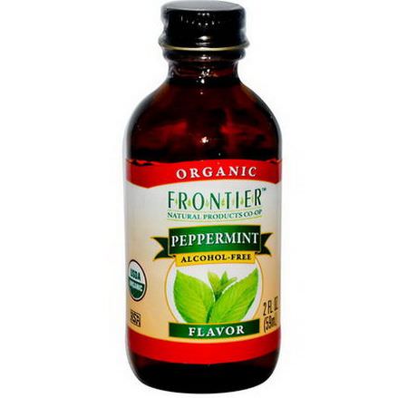Frontier Natural Products, Organic Peppermint Flavor, Alcohol-Free 59ml