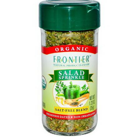 Frontier Natural Products, Organic Salad Sprinkle, Salt Free Blend 35g
