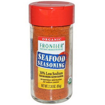 Frontier Natural Products, Organic, Seafood Seasoning, Reduced Sodium 65g