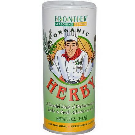 Frontier Natural Products, Organic Seasoning Blends, Herby 141.8g