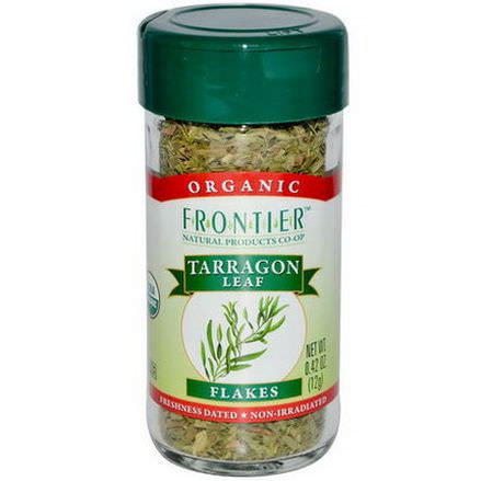 Frontier Natural Products, Organic, Tarragon Leaf Flakes 12g