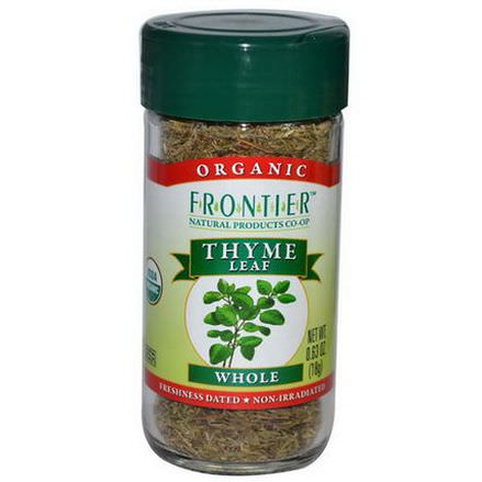 Frontier Natural Products, Organic Thyme Leaf, Whole 18g