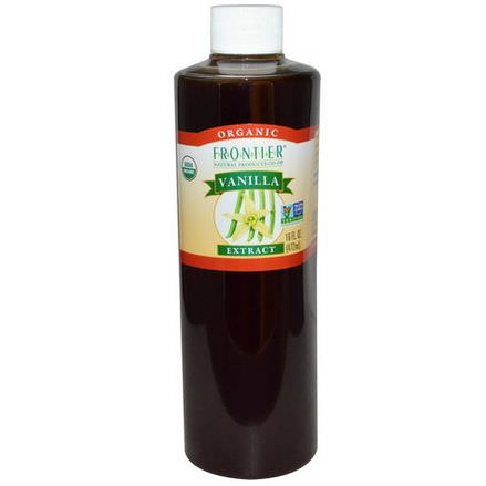 Frontier Natural Products, Organic, Vanilla Extract 472ml