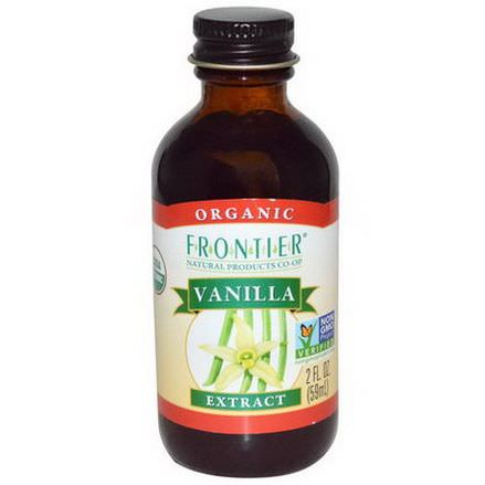 Frontier Natural Products, Organic, Vanilla Extract 59ml