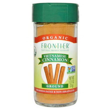Frontier Natural Products, Organic Vietnamese Cinnamon, Ground 37g
