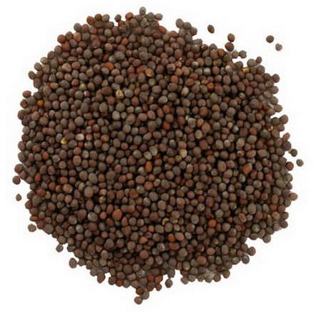 Frontier Natural Products, Organic Whole Brown Mustard Seed 453g