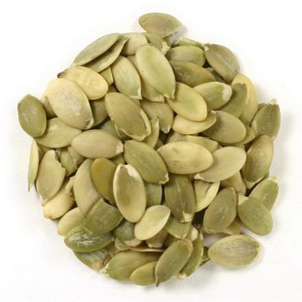 Frontier Natural Products, Organic Whole Pumpkin Seeds, De-Shelled 453g