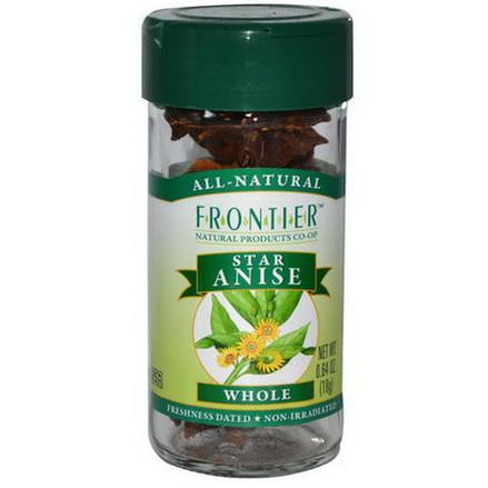 Frontier Natural Products, Star Anise, Whole 18g