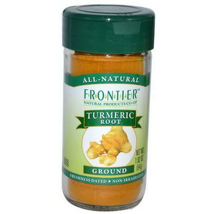 Frontier Natural Products, Turmeric Root, Ground 54g