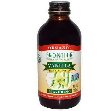 Frontier Natural Products, Vanilla Flavoring, Non-Alcoholic 118ml