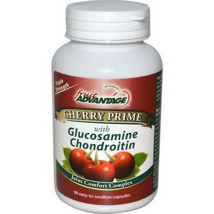 Fruit Advantage, Cherry Prime With Glucosamine Chondroitin, Joint Comfort Complex, 90 Capsules