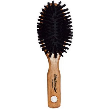 Fuchs Brushes, Ambassador Hairbrushes, Wood Small Oval Phenumatic, 1 Hair Brush