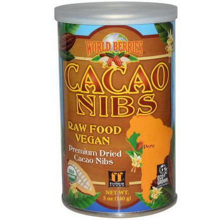 Fun Fresh Foods, World Berries, Cacao Nibs 140g