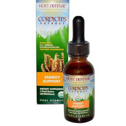 Fungi Perfecti, Host Defense, Cordyceps Extract, Energy Support 30ml