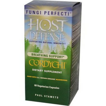Fungi Perfecti, Host Defense, Cordychi, 60 Veggie Caps