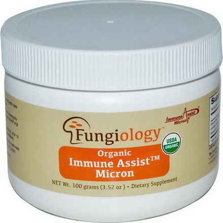 Fungiology, Organic Immune Assist Micron 100g Powder