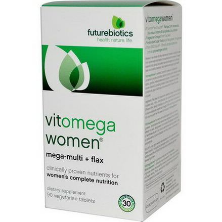 FutureBiotics, Vitomega Women, 90 Veggie Tabs