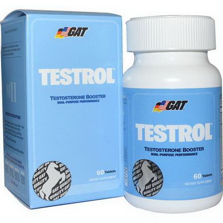 GAT, Testrol, Testosterone Booster, 60 Tablets