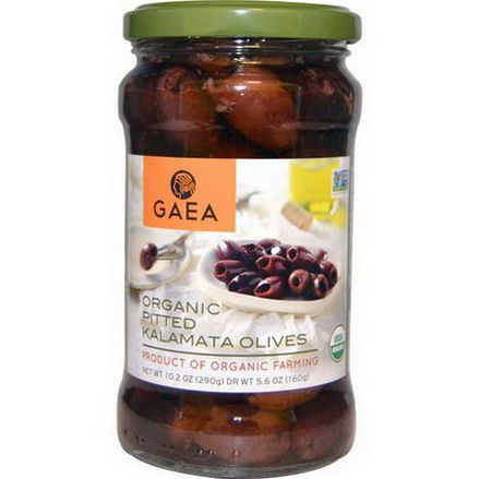 Gaea, Organic Pitted Kalamata Olives 290g