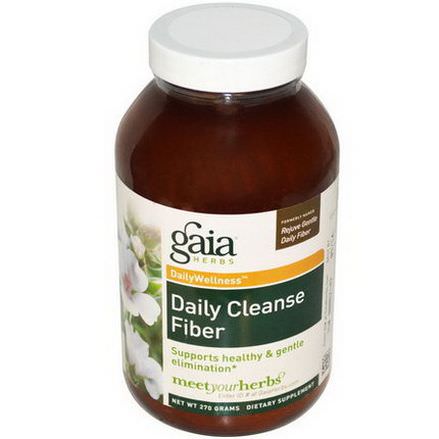 Gaia Herbs, Daily Cleanse Fiber, 270g