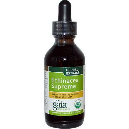 Gaia Herbs, Echinacea Supreme, Organic 60ml